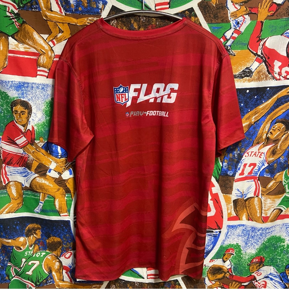 Mens Large Atlanta Falcons Flag Football Reversible Jersey - Picture 3 of 6